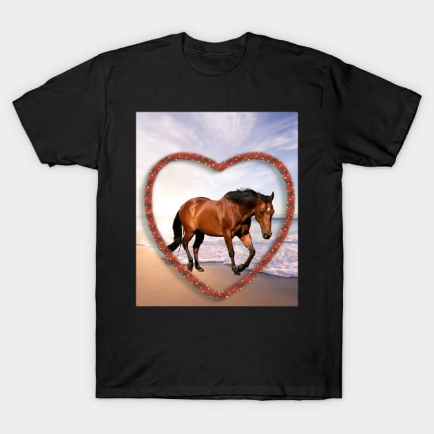 A Horse Pure Love T-Shirt by Domingo-pl